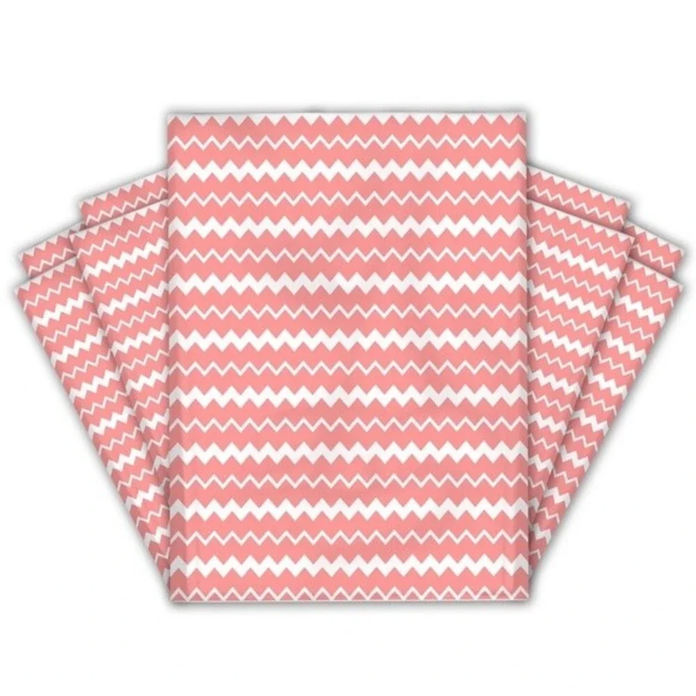 Poly mailers Pink 30 PC 10x13 Thank You Stripes Polymailer Chevron Shipping Bags